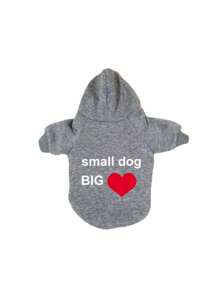 1 件秋冬季宠物休闲运动衫，适合泰迪、小型犬、猫、比熊犬、柯基犬幼犬（多色） - 灰色 - 查看 6