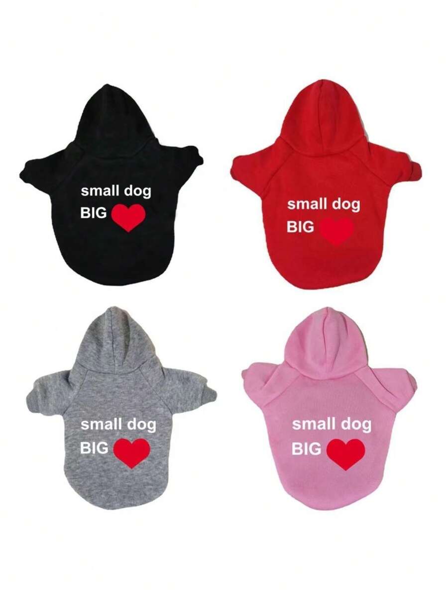 1 件秋冬季宠物休闲运动衫，适合泰迪、小型犬、猫、比熊犬、柯基犬幼犬（多色） - 灰色 - 查看 1