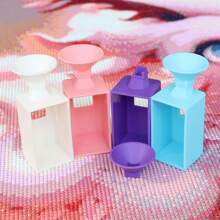 全新钻石画漏斗翻转钻石托盘，盒装钻石倾倒工具，适用于方形和圆形钻石 DIY 钻石筛选工具套装 - 彩色 - 查看 8