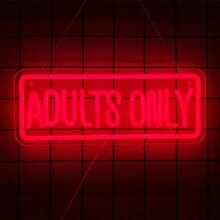 لافتة نيون للرجال فقط للحائط، لافتة إضاءة نيون LED للبالغين فقط، رمزية جنسية للبار والمنزل الذكوري، لافتة حائط نيون للنساء، ديكور لافتات الاستوديو، لوحة إضاءة نيون للعرض المباشر، لافتات نيون لديكور غرفة النوم، ديكور الحفلات - أحمر - مشاهدة 4