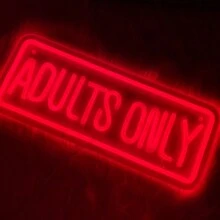 لافتة نيون للرجال فقط للحائط، لافتة إضاءة نيون LED للبالغين فقط، رمزية جنسية للبار والمنزل الذكوري، لافتة حائط نيون للنساء، ديكور لافتات الاستوديو، لوحة إضاءة نيون للعرض المباشر، لافتات نيون لديكور غرفة النوم، ديكور الحفلات - أحمر - مشاهدة 6