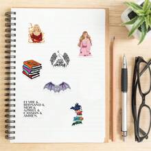 50PCS Acotar Merch Acotar Gifts Acotar Stickers Sarah J Maas Merch Acotar Poster Acotar Decor Aesthetic Stickers Vinyl Waterproof Stickers For Water Bottle,Computer,Laptop,Phone,Luggage,Notebook,Xaden Riorson,Witchcraft,Notebooks,Acotar,Acotar Stickers,Sarah J Maas