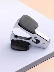 1 迷你办公起钉器便携式起钉器订书机办公学生文具装订学生起钉器返校、返校、学校用品 - 黑色 - 查看 3