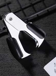 1 迷你办公起钉器便携式起钉器订书机办公学生文具装订学生起钉器返校、返校、学校用品 - 黑色 - 查看 2