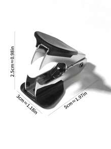 1 迷你办公起钉器便携式起钉器订书机办公学生文具装订学生起钉器返校、返校、学校用品 - 黑色 - 查看 4