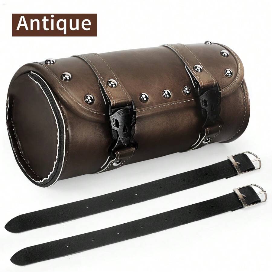 Universal PU Leather Motorcycle Saddlebags Tool Bag Fork Bag,Saddlebags