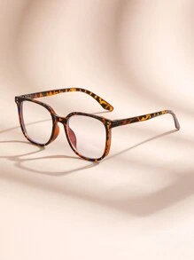 Bộ 3 kính dành cho nữ, kính Ray không cần toa cỡ lớn, gọng kính đọc sách, máy tính, mọi mùa, phù hợp với khuôn mặt tròn/to - màu đen - Xem 5