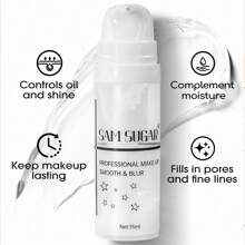 SAM SUGAR 4-Piece Makeup Base Set Pre-Makeup Emulsion Powder Loose Powder Makeup Egg Set - E - 查看 4