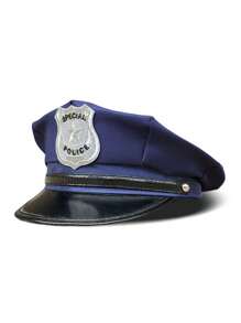 1pc Unisex Police Cap, Officer Cap For Role Play, Fun Hat For Christmas Party, Suitable For Holiday Parties And Sexy Costume Accessories - Multicolor - View 10
