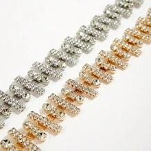 Thắt lưng đính đá Rhinestone cho nữ, Thắt lưng lấp lánh thời trang, Phụ kiện thắt lưng lấp lánh hợp thời trang - Nhiều màu - Xem 4