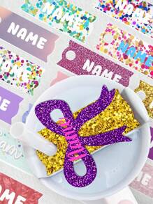 1pc, 40oz Glass Car Cup Bow Clover Cherry Nameplate. Personalized Love Valentine's Day Nameplate. Glass Straw Cap Accessories. Customized Cup Cap Nameplate. Handmade Gift. Valentine, Christmas, New Year Gift For Couples, Boyfriends, Girlfriends, Family And . Suitable For Anniversarys, Graduations, Weddings, Housewarm, Restaurant, Living Room, Bedrooms, Offices, Tea Room, Homes, Schools Water Bottles - nhiều màu - Xem 9