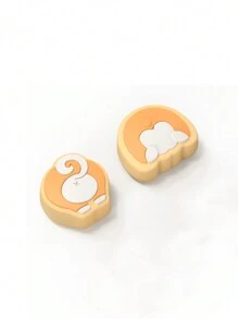 2 个可爱硅胶操纵杆帽兼容 Switch/OLED/Lite Joycon、Panda Switch OLED 按钮帽防滑 Joycon 握把盖 NS 配件 - 彩色 - 查看 9