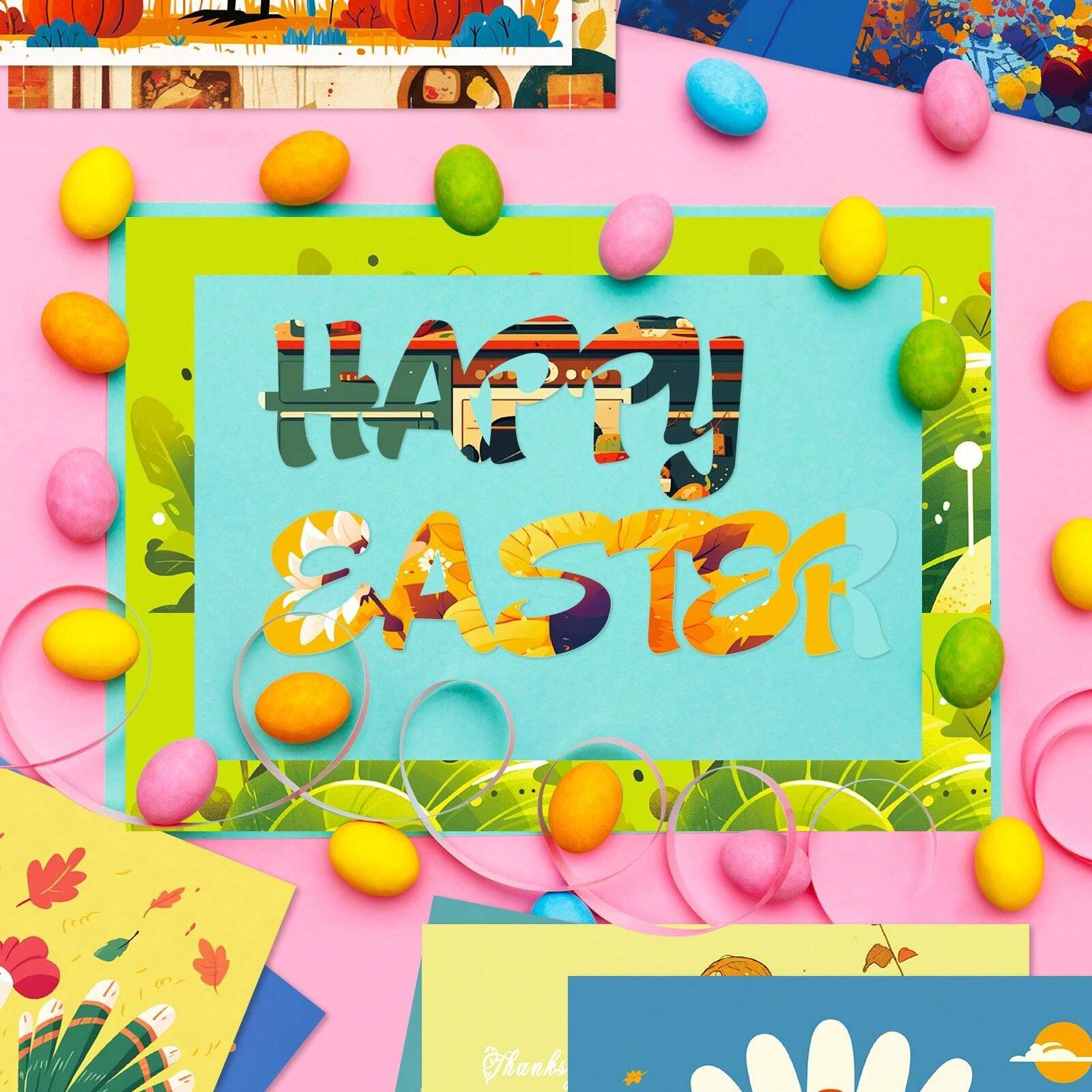 12 Sheets Thanksgiving Scrapbook Paper, 6x 6 Inch Flower Field Maple