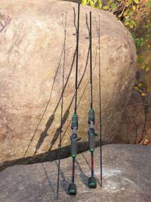 SOUGAYILANG 1.68米-1.8米两节基础款超轻便携鱼竿玻璃纤维UL动力高灵敏度超弹性有限诱饵重量钓小鱼群 - 綠色 - 查看 9