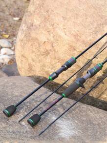 SOUGAYILANG 1.68米-1.8米两节基础款超轻便携鱼竿玻璃纤维UL动力高灵敏度超弹性有限诱饵重量钓小鱼群 - 綠色 - 查看 8