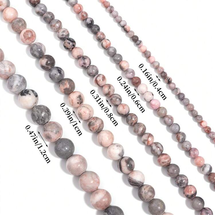 4/6/8/10/12mm 1 Strand Natural Pink Opal Beads,Smooth Round Bead Beautiful Healing Stones Natural Rose Pink Color Opal Gemstone Bead Jewelry Making DIY Bracelet - Multicolor - View 10