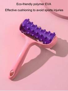 1 thiết bị massage con lăn. Thiết bị massage chân cầm tay dùng tại nhà dùng để cạo bi lăn cho kinh lạc, massage huyệt đạo tay, chân, tại nhà, văn phòng, giải trí - Nhiều màu - Xem 6