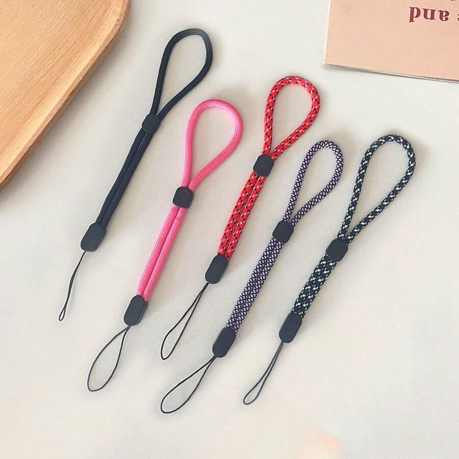 5 pièces Set de lanyards élégants et polyvalents réglables
