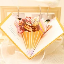 1 tấm thiệp chúc mừng tiệc pop-up 3D chất lượng cao, thiệp kem 3D, thiết kế thanh lịch, phù hợp với mọi người, thiệp chúc mừng sinh nhật doanh nghiệp cao cấp, thiệp quà tặng 3D, thiệp giáo viên, thiệp cảm ơn, đồ thủ công bằng giấy thanh lịch - Nhiều màu - Xem 5