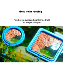 1PC Vòng cho cá ăn, Máy cho ăn, Vòng cho cá ăn trong bể cá Vòng cho cá ăn trong bể cá Vòng cho cá ăn - Nhiều màu - Xem 4