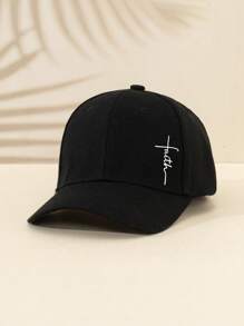 1 Piece Men Blessing Baseball Cap, Outdoor Casual Style All-Season Curved Brim Golf Hat, Hard-Top Fashionable Golf Hat, Adjustable Size, Suitable For Daily Matching, Holiday Gift