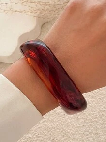 1pc Acrylic Fashion Asymmetrical Bangle, Exaggerated Transparent Design Personalized Bracelet - Bracelet - View 20