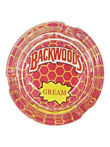 1 Peça Cinzeiro de Vidro Redondo BACKWOODS, Diâmetro de 65 mm, Cinzeiro Fendido, Acessórios para Fumar, Cinzeiro