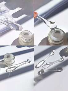 3 chiếc thìa trộn mỹ phẩm, thìa trộn kem mặt nạ bùn, dụng cụ làm đẹp tự làm, con lăn thấm hút, dụng cụ trang điểm mặt - Nhiều màu - Xem 4