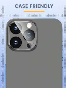 四合一包装：2 个屏幕隐私保护膜和 2 个相机镜头保护膜，兼容 iPhone 15/15Plus/15Pro/15Promax - 黑色 - 查看 5