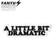 A Little Bit Dramatic Patch Embroidered Rider Applique Iron-On Sewing Badge Personalized DIY Clothing Material Embroidery Sewing Decal Patch Clothing Decoration Flower Badge Shoe Hat Bag Accessory Trash Embroidery Patch Summer, School - White - View 2