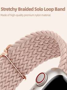 3 paquetes de correa elástica trenzada de nailon compatible con Apple Watch de 49mm, 46mm, 45mm, 44mm, 42mm, 41mm, 40mm, 38mm, Ultra 2/Ultra para hombres y mujeres, ajustable con correa de bucle único para Apple Watch Ultra 2, Ultra Series SE 11/10/9/8/7/6/5/4/3/2/1