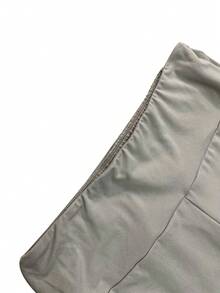 秋冬欧美时尚女装拉链开衫修身上衣搭配宽松阔腿裤套装，休闲春季款 - 灰色 - 查看 5