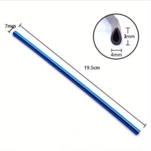 10 件/套汽车出风口装饰条 中网夹条 U 型镀铬装饰条 空调镀铬彩色内饰装饰条 - 均碼 - 查看 5