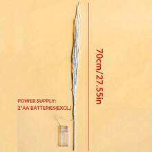 1 đèn bàn cành cây màu trắng và nâu, đèn LED trang trí nội thất phòng ngủ gia đình, cho ngày lễ, tụ họp tại nhà, đám cưới, ngày của mẹ, sinh nhật, tiệc không khí ấm cúng, trang trí nội thất gia đình - đèn cành cây - Xem 11