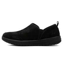Skechers Men's Thermal Lined Sports Shoes Men Slip-On Casual Shoes - Black - View 1