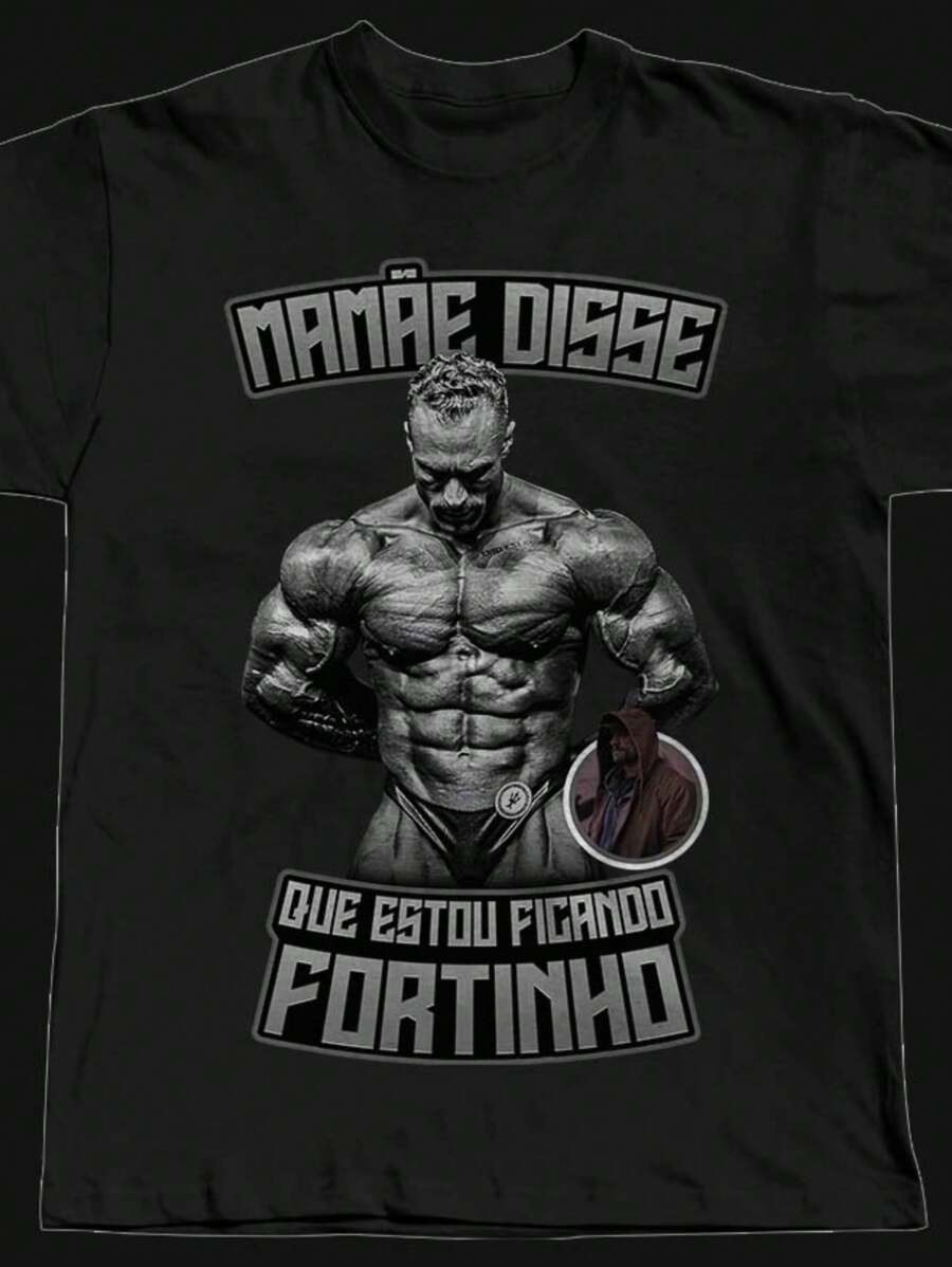 Humor T-Shirt Mom Said I'm Strong 100% Cotton Thread 30.1 - Fast Shipping - Black - View 1