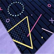 1入新款造型霓虹燈遊戲手柄卡通視頻遊戲控制器遊戲房裝飾地毯 - 霓虹遊戲機-4 - 查看 7