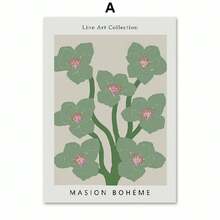 1pc Bình hoa sen hoa loa kèn nhiều màu sắc trừu tượng Matisse Flower Market Tranh vải nghệ thuật Áp phích In Ảnh treo tường Phòng khách Trang trí nhà Không có khung - Nhiều màu - Xem 35