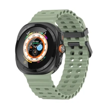 Correa de silicona compatible con Samsung Galaxy Watch Ultra 47 mm, brazalete deportivo suave compatible con Galaxy Ultra 47 mm para hombres y mujeres - para Galaxy 7 Ultra 47mm - Ver 23