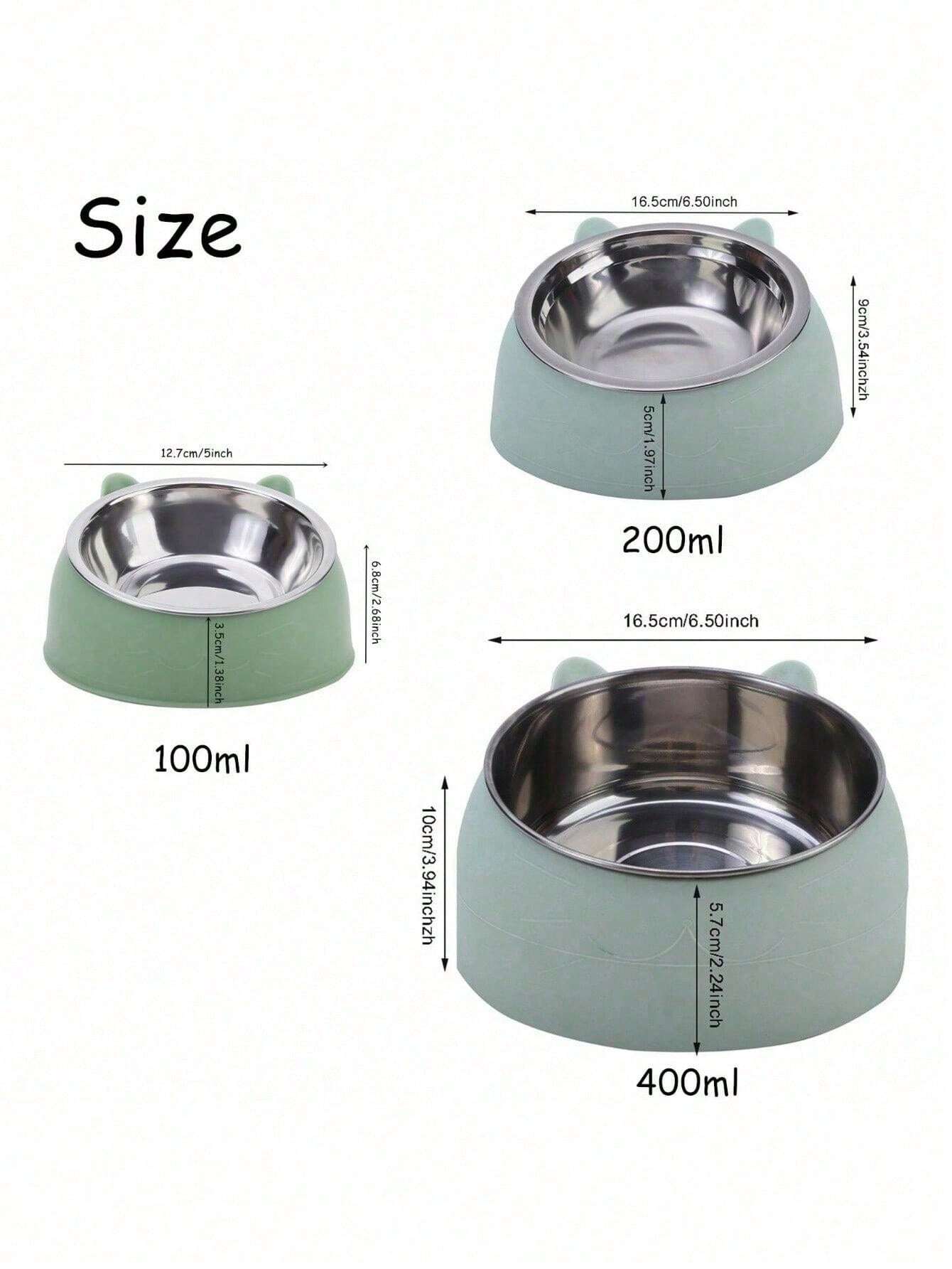 Erhöhter Futternapf Für Hunde & Katzen | 4 Höhen Verstellbar | Anti-Rutsch Mit Edelstahlschalen