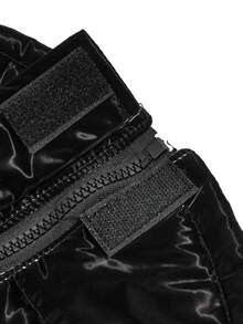 Áo khoác cho chó tiện lợi chống gió và giữ ấm màu sắc mới cho thú cưng - Xám - Xem 8