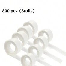 100/300/500/800/1000 pièces Colle point clair pour ballons (100 pièces point rond/rouleau) Ruban adhésif double face non marquant Adhésif en points détachable utilisé pour les décorations de fêtes, mariages et événements
