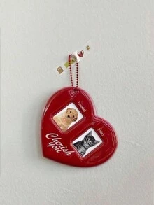 1 件 红色/黑色 PVC 时尚简约心形 适合学生 情侣 日常使用 送给女朋友 妈妈 儿童 钱包 带零钱包 钥匙扣配件 女士钥匙链 旅行配件 旅行必需品 汽车配件 户外配件 飞机箱 实用物品 夏季必需品 办公室配件 - 彩色 - 查看 3