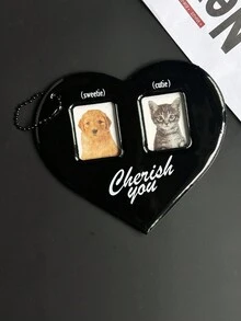 1 件 红色/黑色 PVC 时尚简约心形 适合学生 情侣 日常使用 送给女朋友 妈妈 儿童 钱包 带零钱包 钥匙扣配件 女士钥匙链 旅行配件 旅行必需品 汽车配件 户外配件 飞机箱 实用物品 夏季必需品 办公室配件 - 彩色 - 查看 4