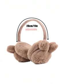 1 件可爱兔子耳套，适合冬季服装 - 彩色 - 查看 9