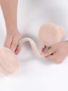 1 件可爱兔子耳套，适合冬季服装 - 彩色 - 查看 3