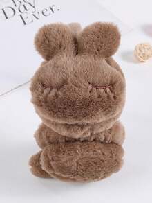 1 件可爱兔子耳套，适合冬季服装 - 彩色 - 查看 6