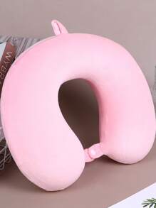 Cuscino da collo a forma di U in memory foam, caldo e confortevole, supporto per il collo, portatile per studenti, adulti, aereo, ufficio, auto