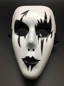 1pc Masquerade Party Full Face Mask, Unique Character & Horror Design For Adult Performance Show - Multicolor - View 9