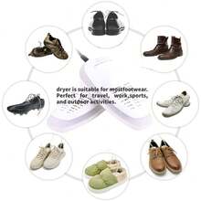 1 件装除臭鞋子烘干机适用于所有类型的鞋类，360°全方位恒温鞋子烘干机，适合所有季节而不损坏鞋子 - 查看 4